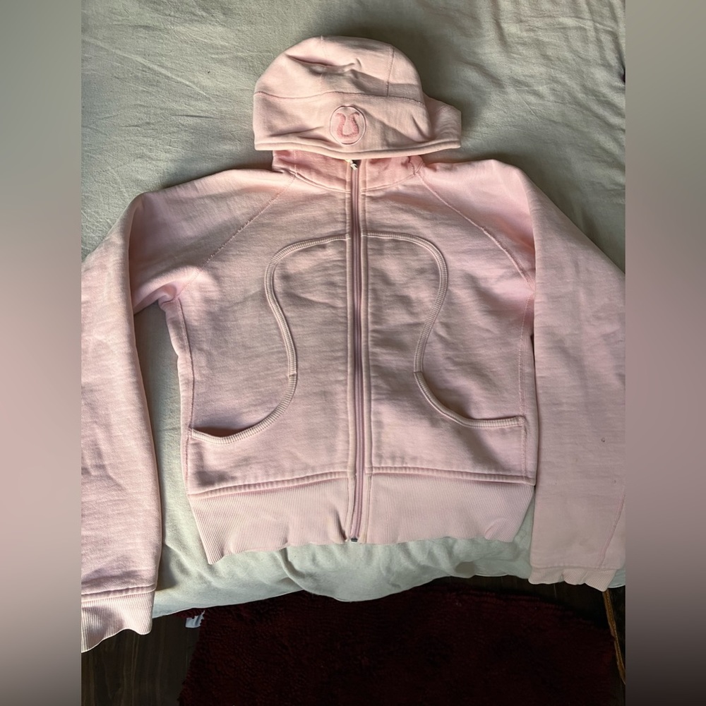 Lululemon Scuba Full Zip Size 4 Light Pink (used)